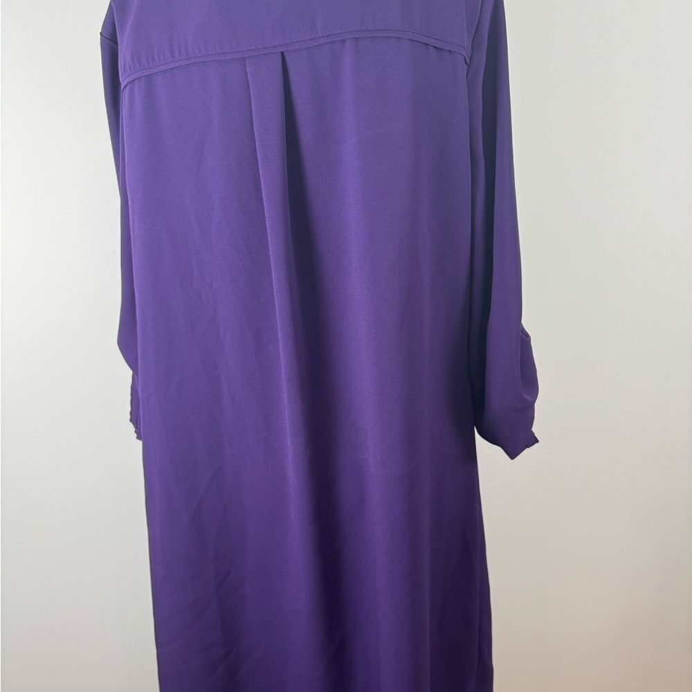 Liz Claiborne stunning violet dress women’s 14 - Picture 10 of 12